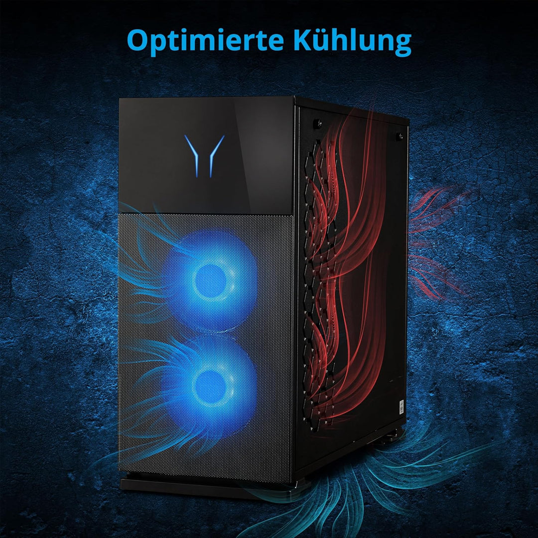 ERAZER Hunter X30 High-End Gaming Desktop PC (Intel Core i7-14700F, 32GB Kingston Fury Beast RGB DDR
