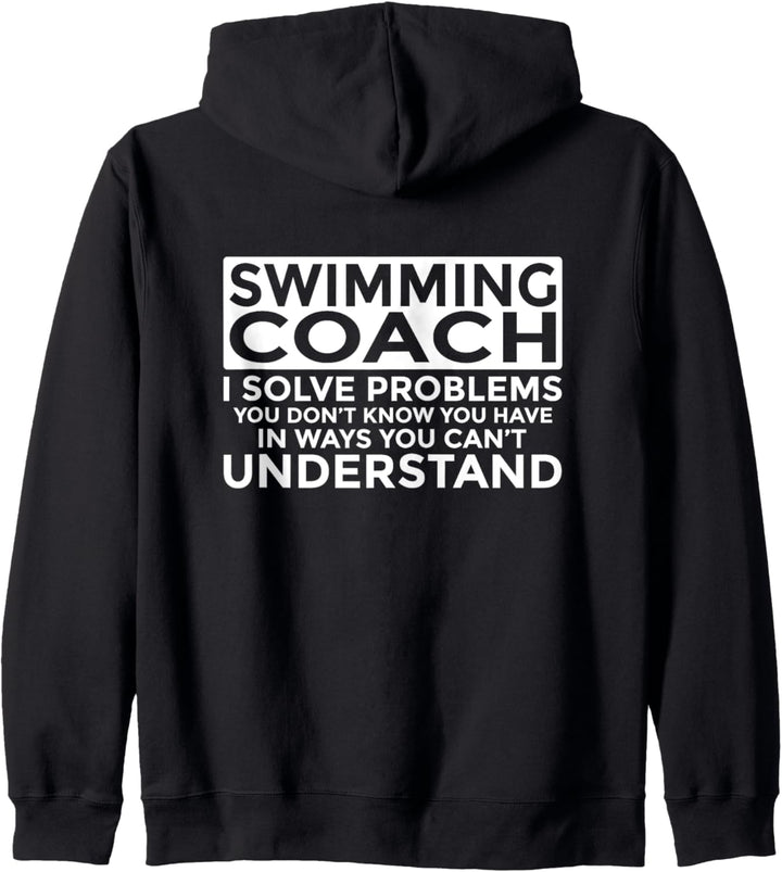 Schwimmtrainer Probleme lösen Kapuzenjacke