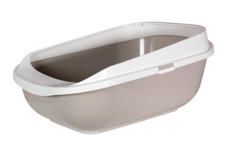 Karlie Katzentoilette mit Rand 57x43x25,5 cm, grau, 57x43x25,5 cm