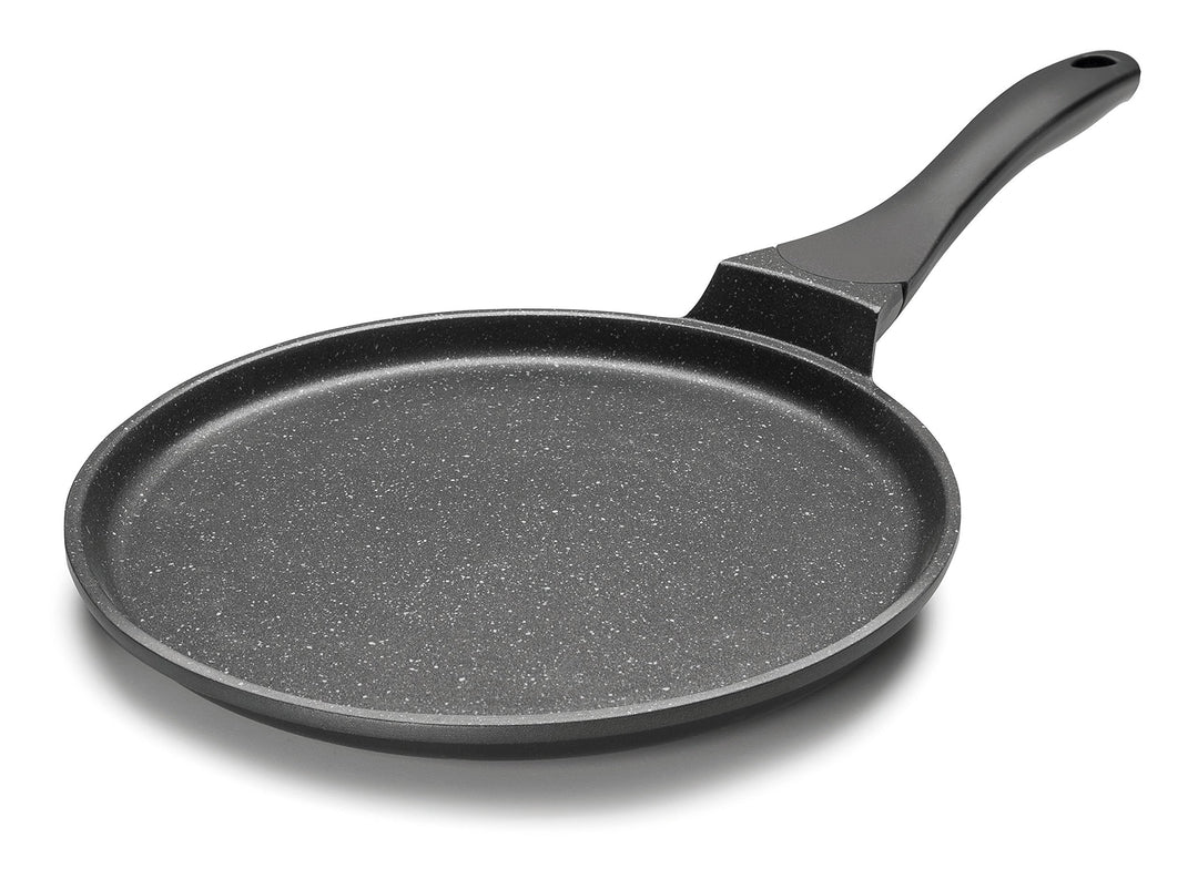 Lacor Crepes Pfanne Eco-Piedra 24 cm, Aluminium, Schwarz, 47 cm 47 x 25 x 7 cm Modern, 47 x 25 x 7 c