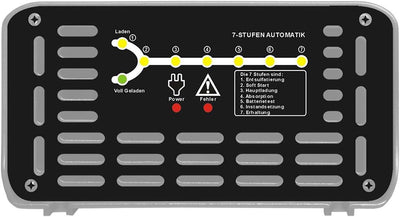 24V Ladegerät LC 2410 Blei Säure AGM Gel Calcium Batterie Automatik Ladegerät LKW Solar 10A IUoU