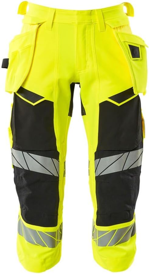 Mascot Dreiviertel-Hose mit Hängetaschen 19049-711 (19049-711-1709 Hi-vis GelbSchwarz, C54)