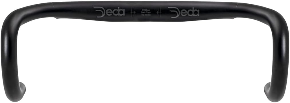 Deda Elementi Superzero Dcr Alloy Lenker, POB (poliert auf schwarz), 40 cm