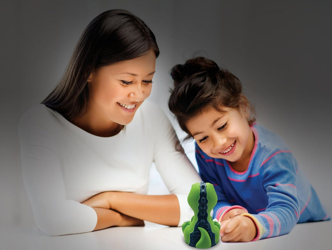 Lexibook - Dinosaurier - Farbiges Nachtlicht für Kinderzimmer, Farbwechsel, sanftes Licht, inkl. Bat