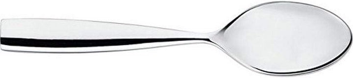 Alessi MW03/9 Dressed Mokkalöffel, Edelstahl, Silber, 10 x 3.5 x 2.5 cm, 6-Einheiten