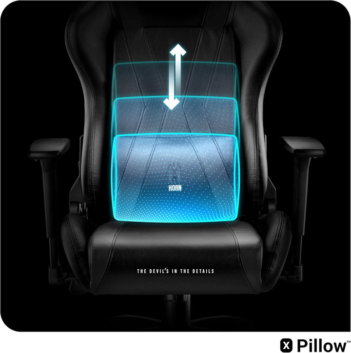 Diablo Gaming Stuhl X-Horn 2.0 Bürostuhl Gamer Chair Schreibtischstuhl 3D Armlehnen Ergonomisches De