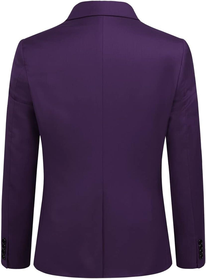 YOUTHUP Anzug Herren 3 Teilig Anzüge Slim Fit 2-Knopf Herrenanzug Modern Formell Sakko Weste Hose fü