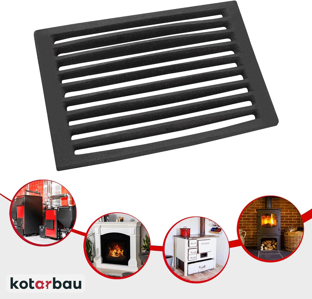 KOTARBAU Kaminrost 30 x 20,5 cm Kaminofen Ascherost Tafelrost Rost Ofengitter Kamin Ersatzteile Zube
