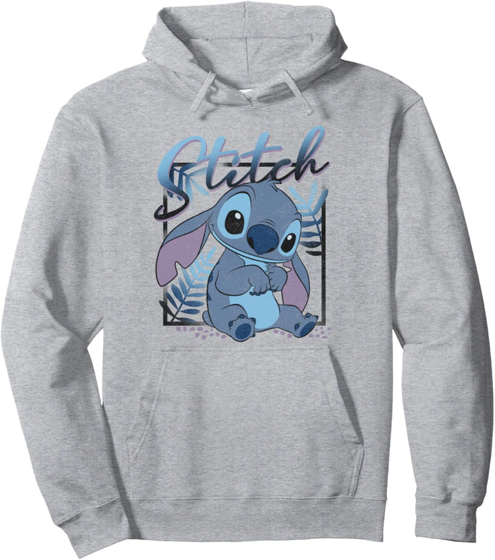 Disney Lilo & Stitch Tropic Blue Leaf Stitch Pullover Hoodie