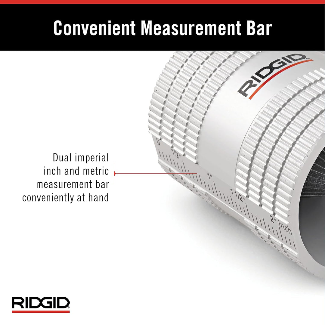 RIDGID 29983 Modell 223S Innen-/Aussenentgrater, 6 mm bis 36 mm Entgrater, Innenrohrentgrater, Ausse