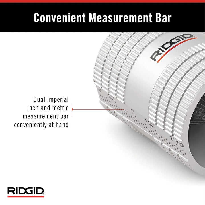 RIDGID 29983 Modell 223S Innen-/Aussenentgrater, 6 mm bis 36 mm Entgrater, Innenrohrentgrater, Ausse