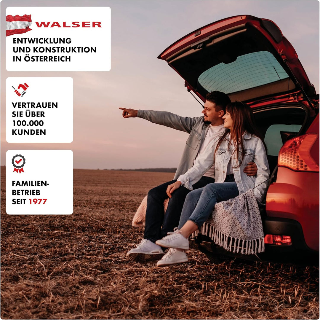 Walser Premium Kofferraumteiler mit teleskopierbaren Schienen, Gepäckfixierung Kofferraum Universalg