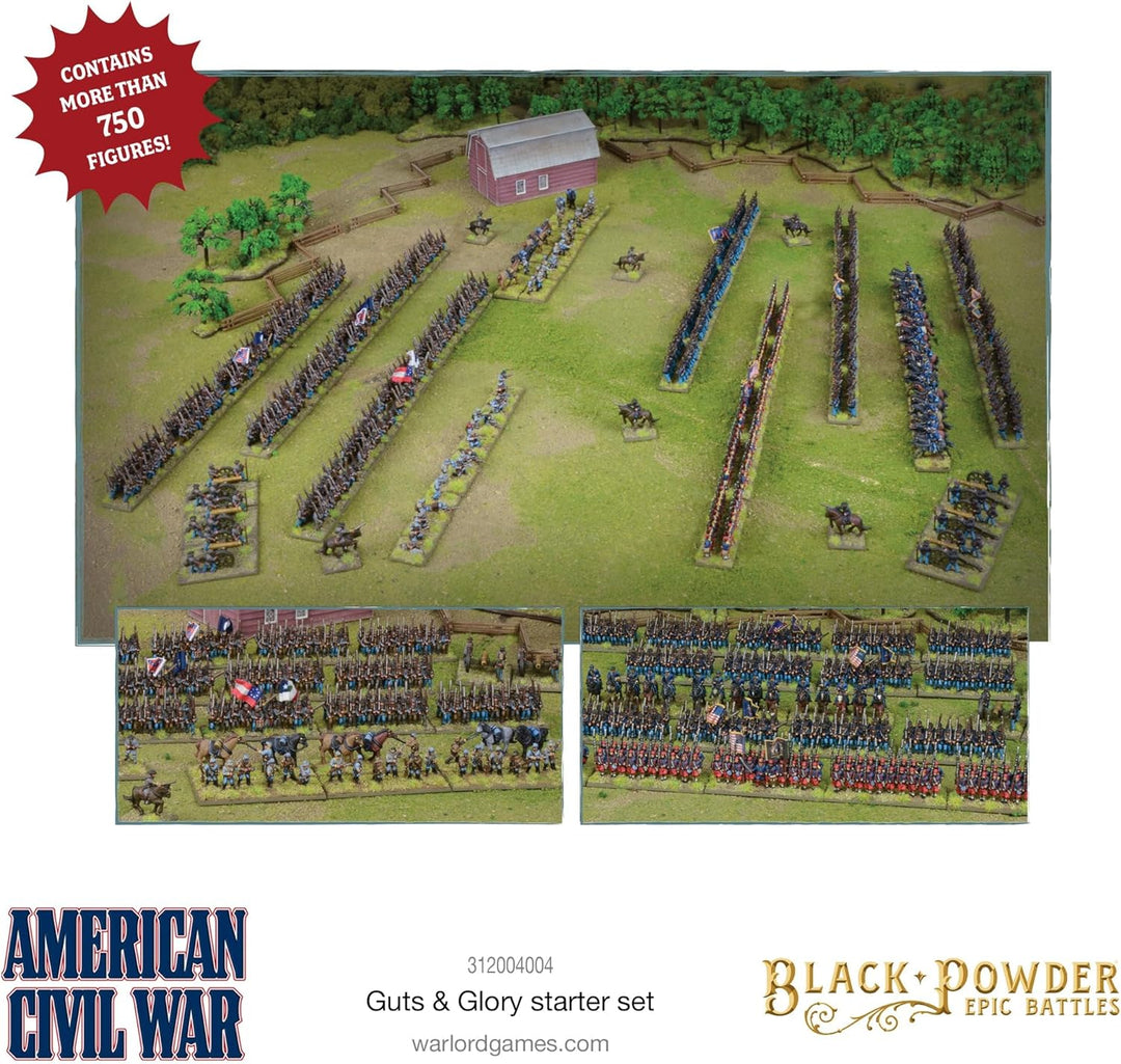 BlackPowder Epic Battles – American Civil War Starter Set – Guts & Glory