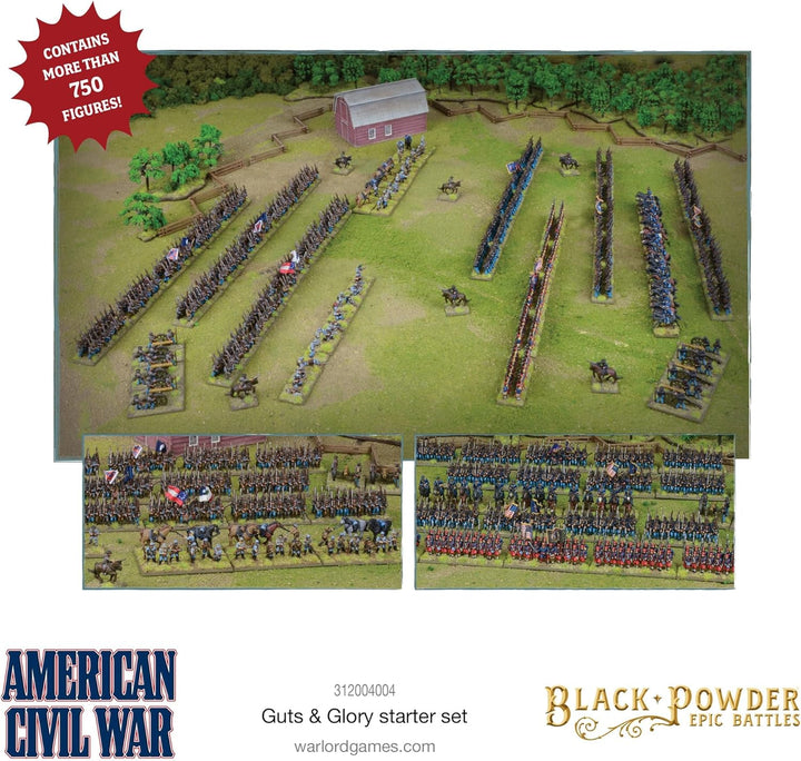 BlackPowder Epic Battles – American Civil War Starter Set – Guts & Glory