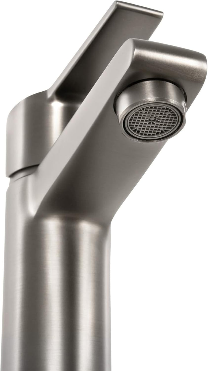 aquaSu® Waschtischarmatur Onara, mit Wasserspar-Kartusche, Kosten-sparende Kaltwassermittelstellung,