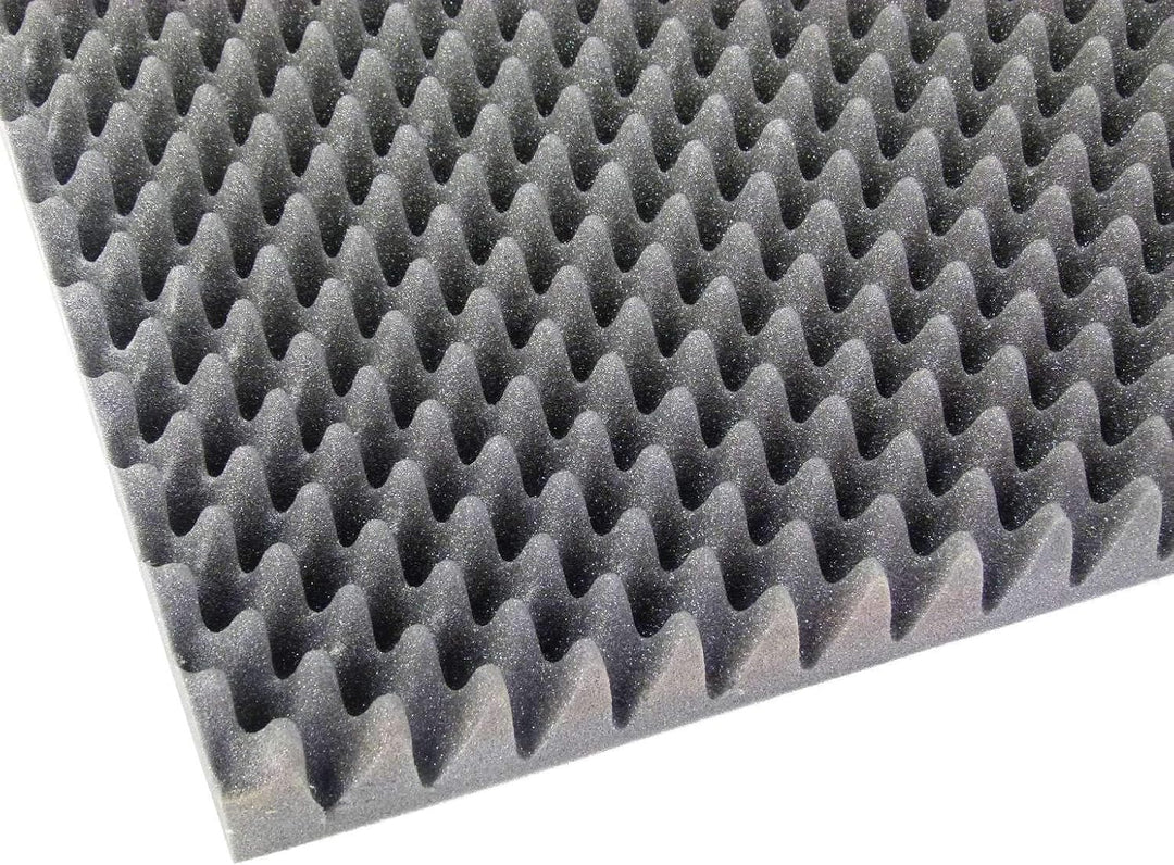 2 qm Adam Hall Hardware 019450 - Noppenschaumstoff Pyramidenschaumstoff Akustikschaumstoff Dämmschau