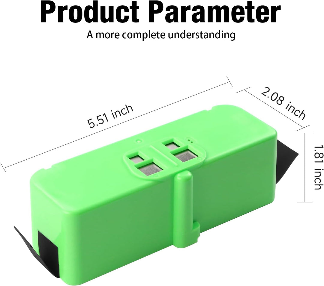 ANTIEE Vacuum Cleaner Ersatzakku für Roomba 681, 685, 677, 691, 690, 680, 696, 695 Total Clean Staub