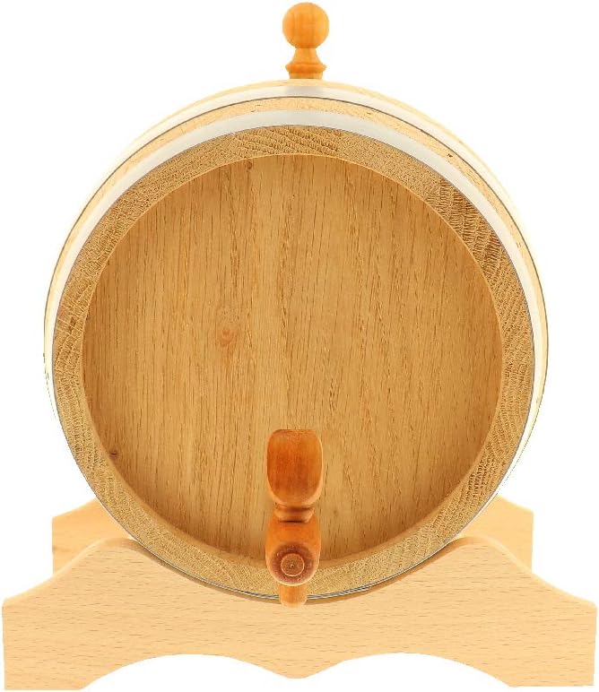 HOFMEISTER® 1 Liter Eichen-Fass, für Wein, Whisky & Schnaps, traditionelle EU Handarbeit, inkl. Anle