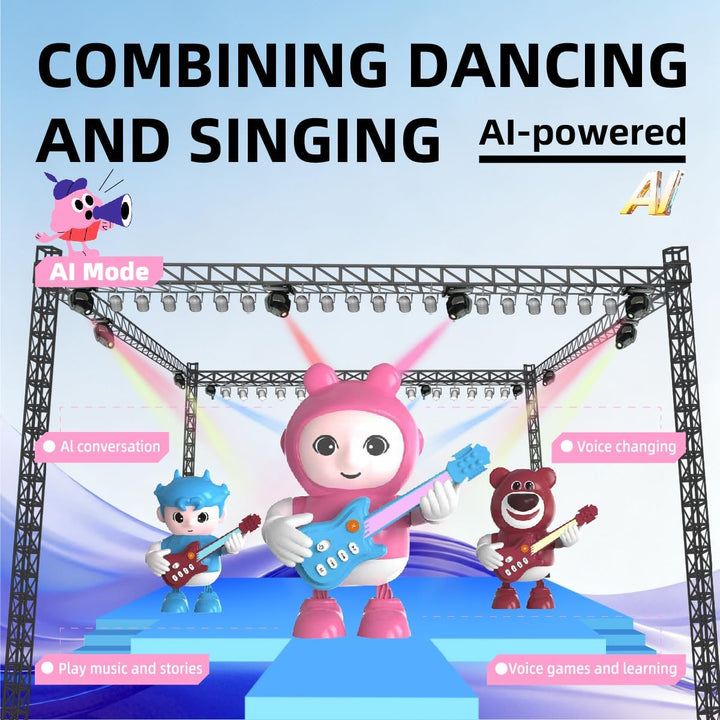 KI Interaktiver Roboter mit integriertem ChatGPT, sprechender Roboter, der singt und Tanzt – Lern- u