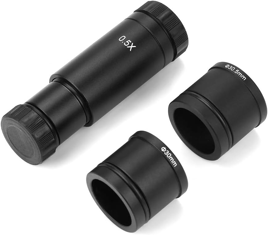 Objektivadapter, 0,5X C‑Mount Adapter, Mikroskopobjektivadapter, Praktischer Mikroskopobjektivadapte