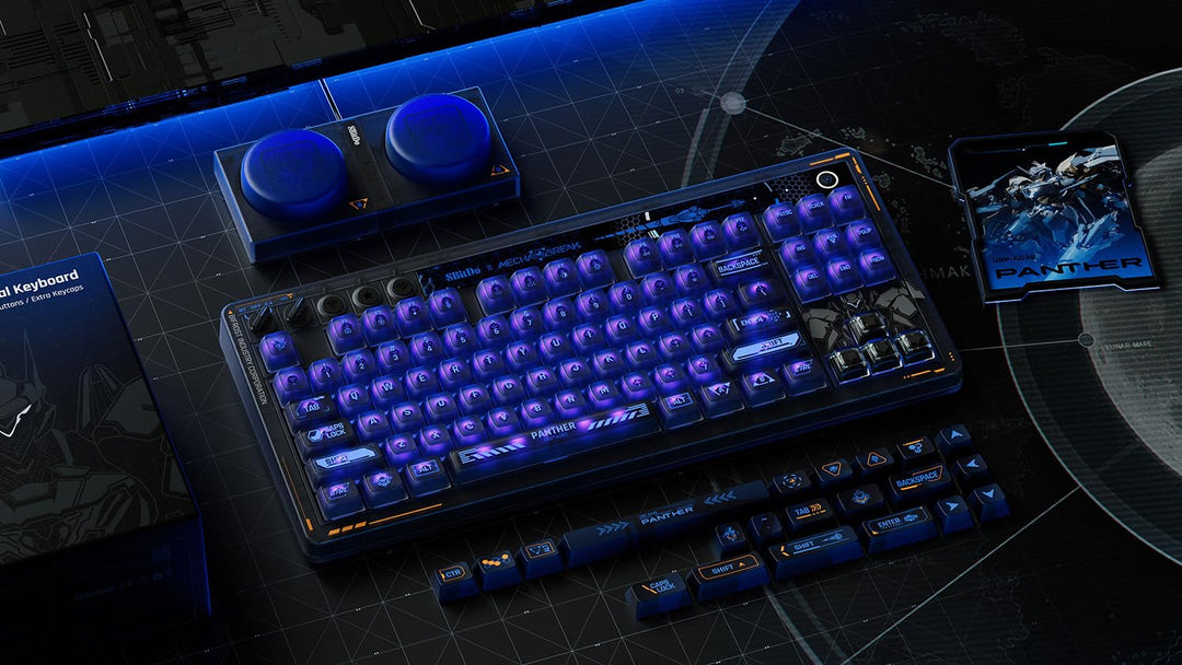 8Bitdo Retro 87 Mechanical Keyboard with Hot-Swappable Kailh Switches, RGB Backlight, Programmable B