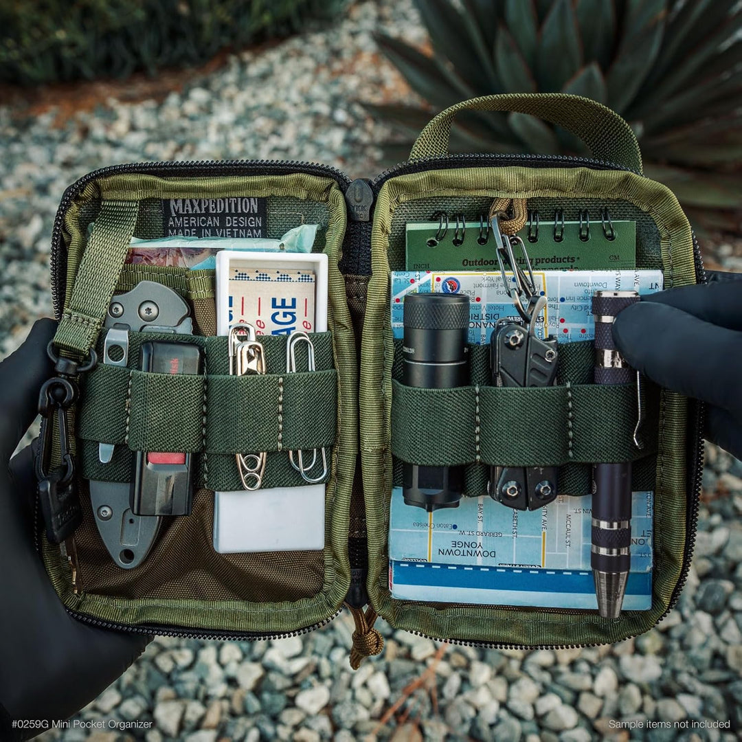 Maxpedition Mini Pocket Organizer Tasche Einheitsgrösse Grün, Einheitsgrösse Grün