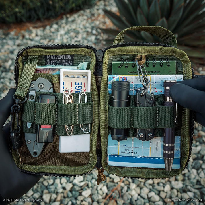 Maxpedition Mini Pocket Organizer Tasche Einheitsgrösse Grün, Einheitsgrösse Grün