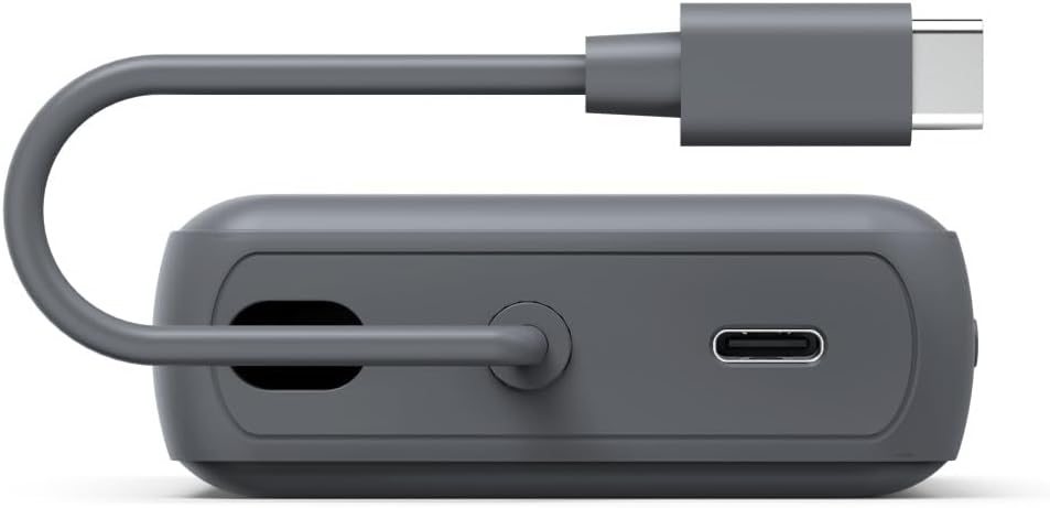 Hama Power Pack 10000mAh, mit festem USB C Kabel (externer Akku mit 2X USB C, zum mobilen Laden von