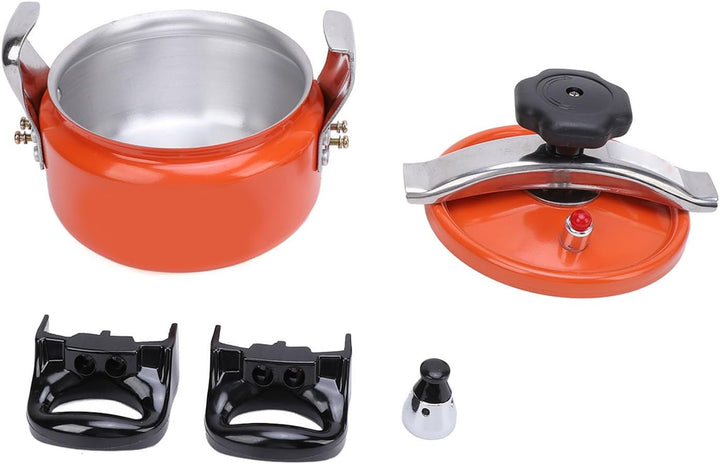 Schnellkochtopf, Doppelboden-Druckdosenbehälter aus Aluminiumlegierung, Leicht zu öffnender und zu S