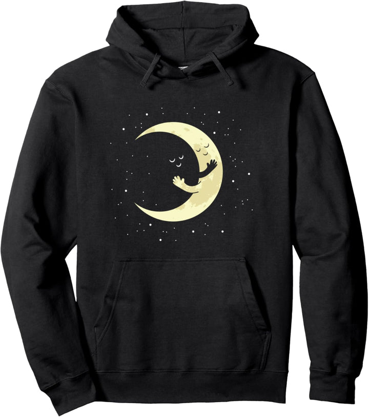 Halbmond Umarmung Pullover Hoodie