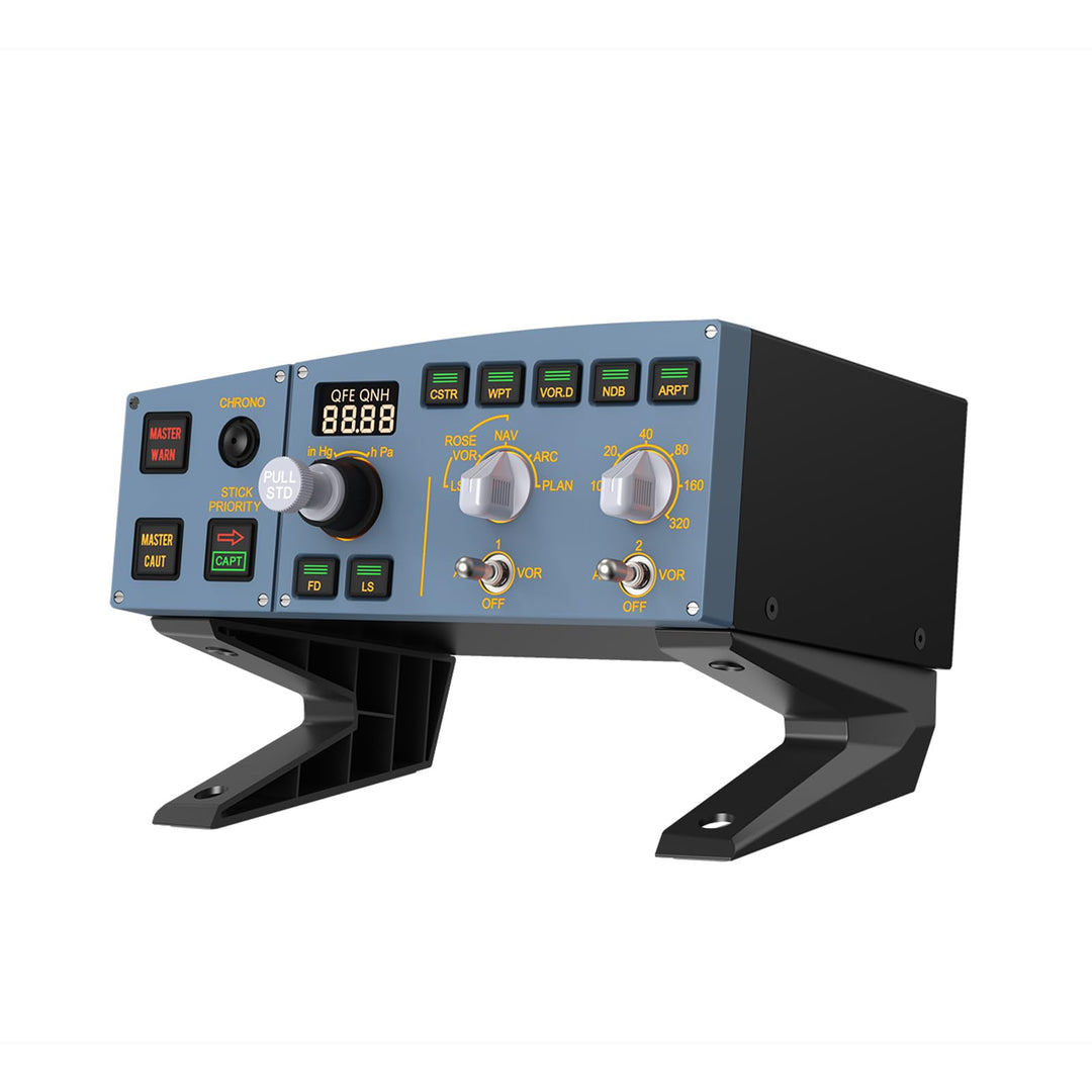 WINGFLEXSIM A320EFIS Elektronisches Fluginstrument System Flugsimulator mit Dual-Color LCD Warnpanel