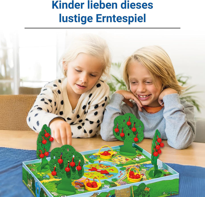 Ravensburger 22236 - Äpfelchen - Sammelspiel für Kinder, Äpfel pflücken für 2-4 Spieler ab 4-7 Jahre