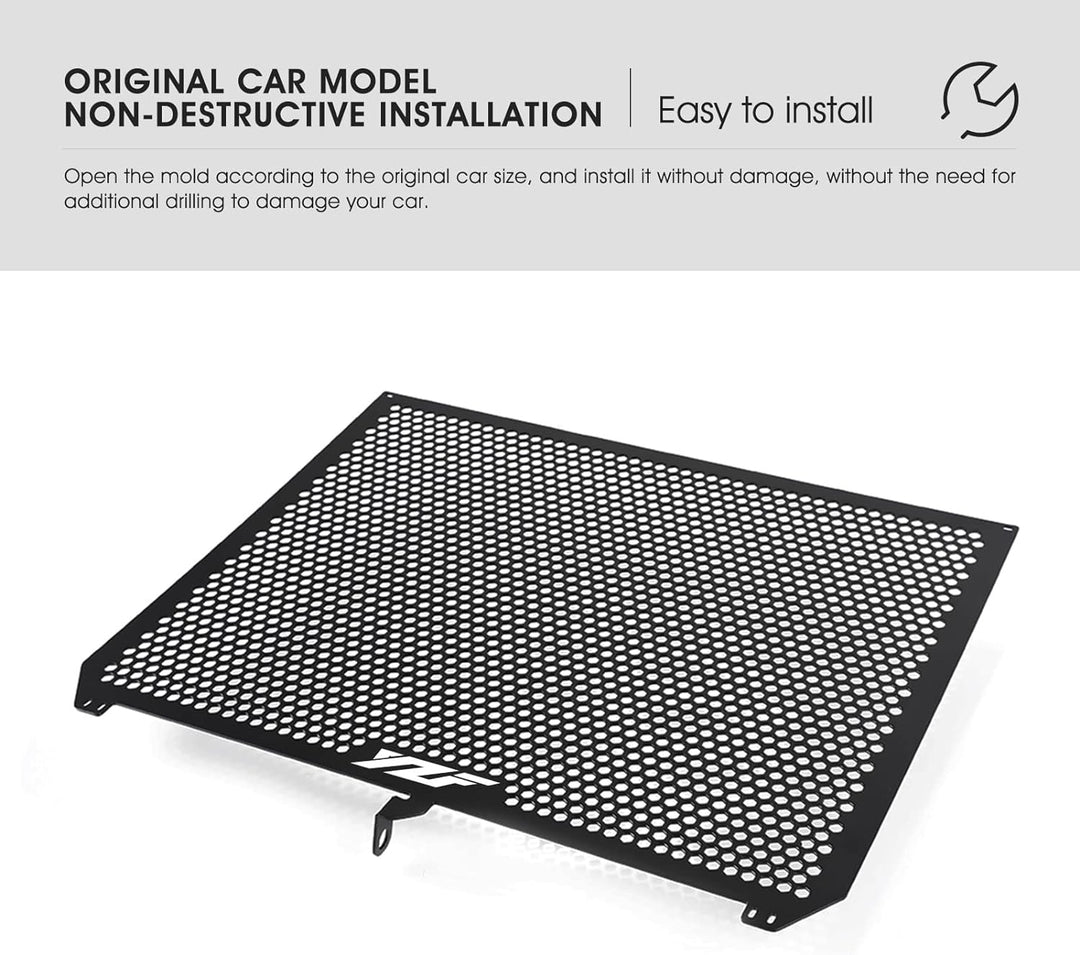 MOLONG Motorradzubehör Kühlerschutzgitter Schutzgitter für YZF R6 2017-2020