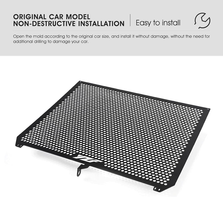 MOLONG Motorradzubehör Kühlerschutzgitter Schutzgitter für YZF R6 2017-2020