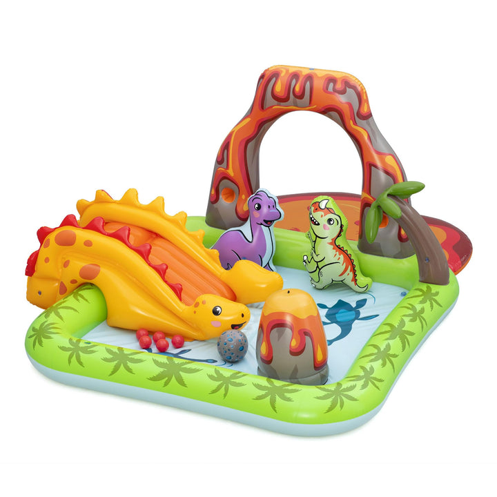 Bestway Aufpumpbares Wasserspielcenter und Pool für Kinder Volcano Springs 262 x 188 x 102 cm