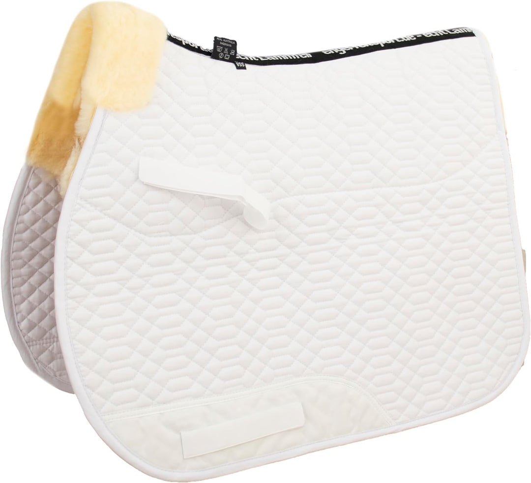 Engel Reitsport Lammfell Schabracke Half Lined SCHABRA1-VSS-WEI-MED Steppstoff Weiss Fell med. Viels