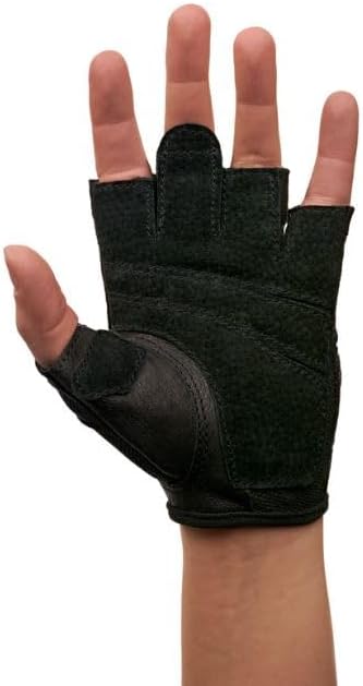 Harbinger Women's Power Gewichtheberhandschuhe mit StretchBack Mesh und Lederhandfläche (1 Paar) M M