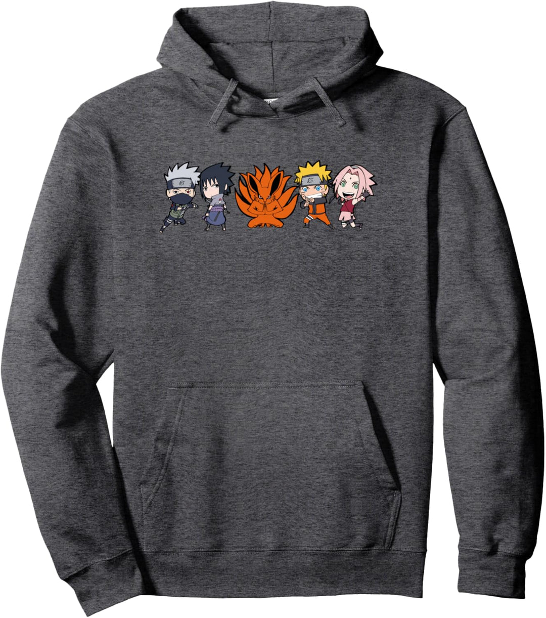 Naruto Shippuden 5 Chibi Group Pullover Hoodie
