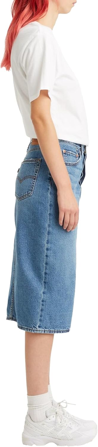 Levi's Damen Side Slit Skirt Rock, Artist Divided