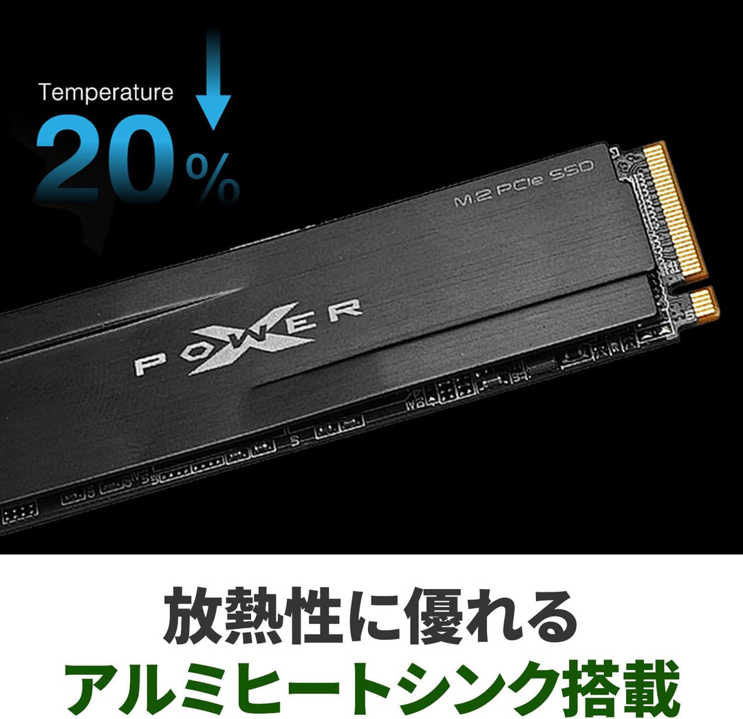 Silicon Power XD80 M.2 1000 GB PCI Express 3.0 NVMe