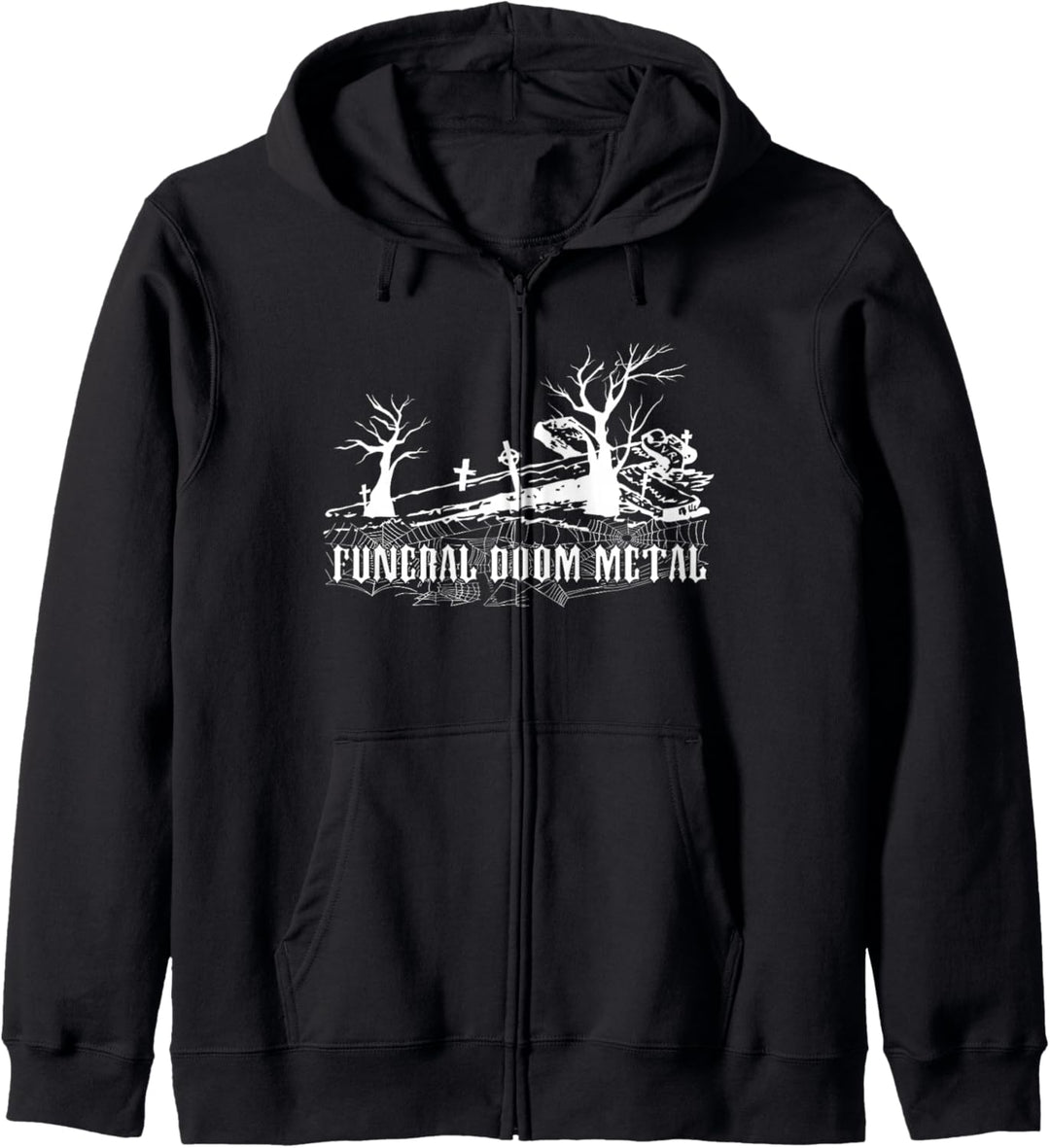 Funeral Doom T-Shirt Metall Konzert Festival Dunkelheit Kapuzenjacke