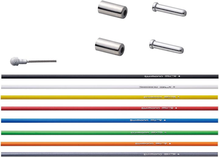 SHIMANO PTFE Bremskabel und Gehäuse Set, Blau