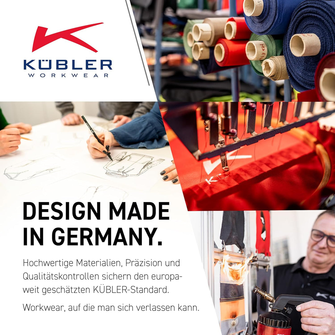 KÜBLER Workwear KÜBLER ACTIVIQ Arbeitshose weiss, Grösse 48, Herren-Arbeitshose aus Mischgewebe, lei