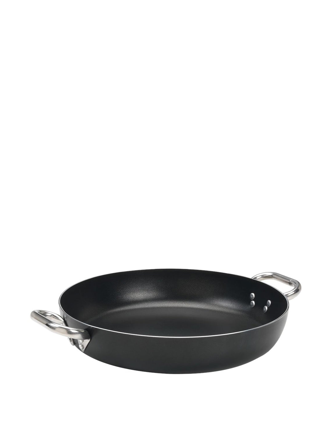 Pentole Agnelli Flacher Kochtopf ALSA110SS24 Alblack B-Crist cm 24 24 cm, 24 cm