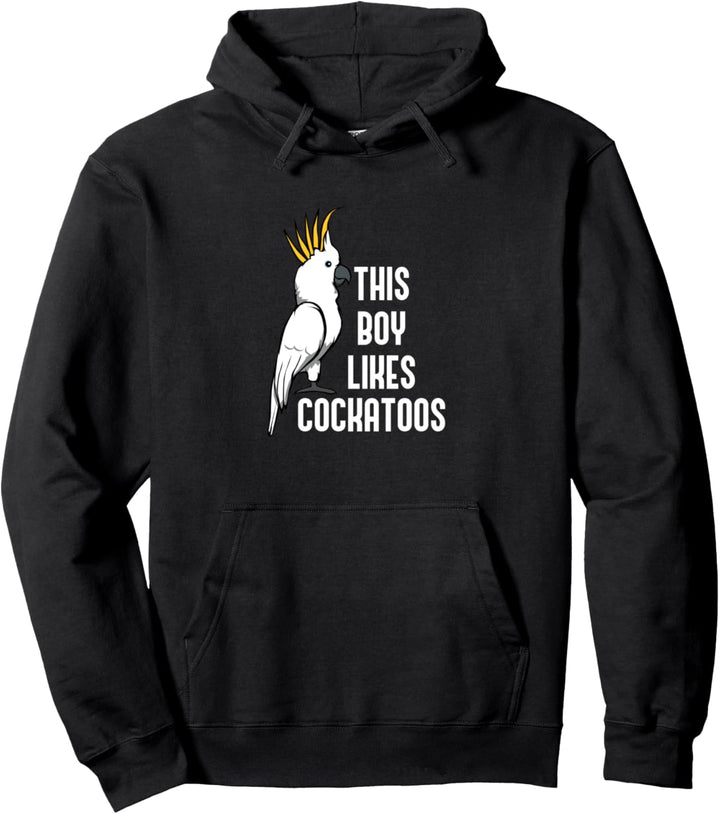 Junge mag Kakadus Niedlicher Nymphensittich Vogel Pullover Hoodie