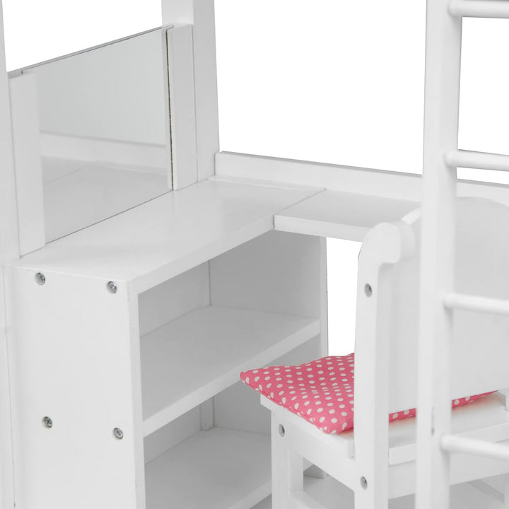 Puppen-Etagenbett Schreibtisch Puppenzubehör Spielzeug Olivias World TD-0204A