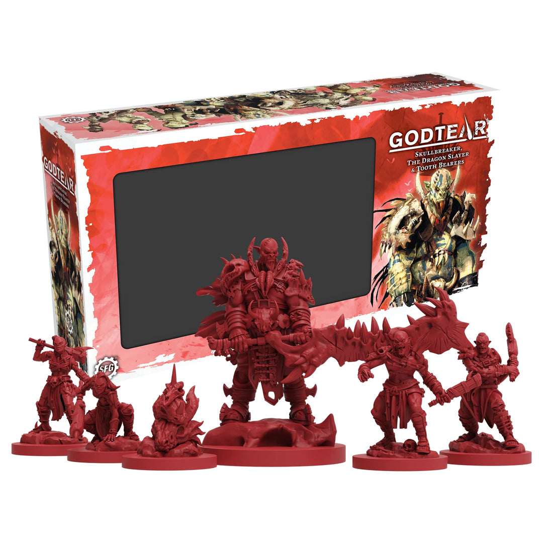 Steamforged GodTear Skullbreaker, The Dragon Slayer, Champions Set, Skullbreaker, The Dragon Slayer