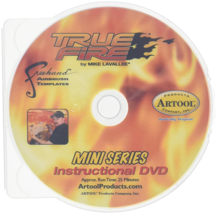 Artool Freehand Airbrush Templates, True Fire Mini Series True Fire, Mini-Serie Standardverpackung,