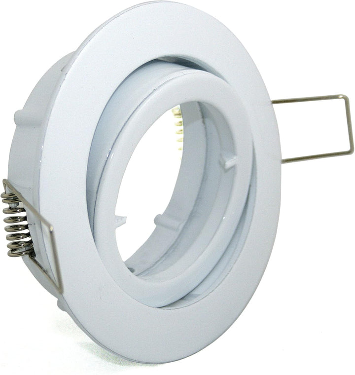 Kamilux 4er Set Einbaustrahler/Spot Bajo in weiss, Halogen oder LED geeignet, inkl. GU10 Fassung 230