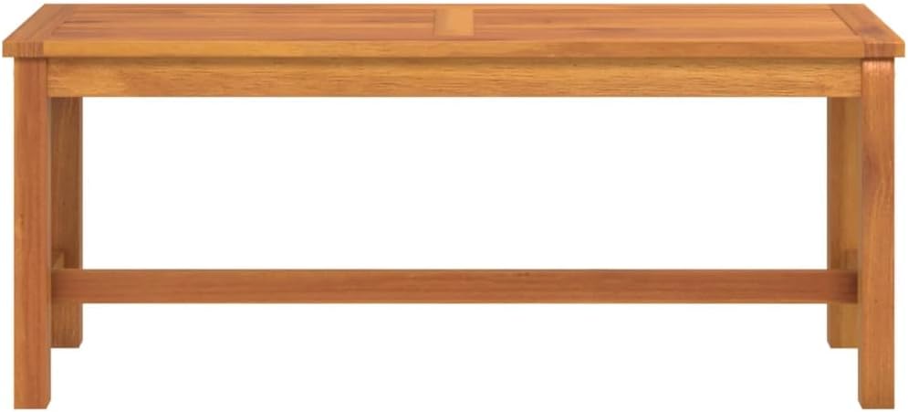 vidaXL Gartenbank 110x35x45 cm Massivholz Akazie 110 x 35 x 45 cm